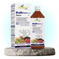 BulkGain Plus Ayurvedic Weight Gain Juice | 11+ Herbs | Men & Women