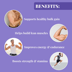 BulkGain Plus Ayurvedic Weight Gain Juice | 11+ Herbs | Men & Women