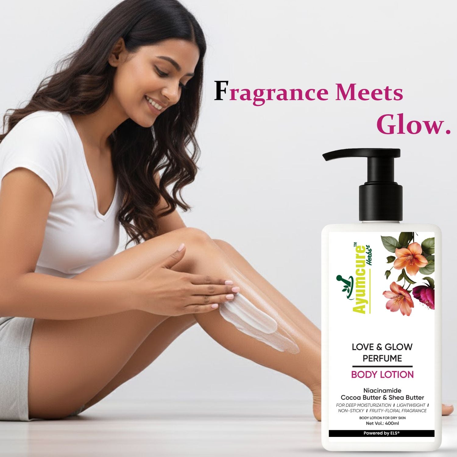 Love & Glow Perfume Body Lotion | Niacinamide & Cocoa Butter | Men & Women