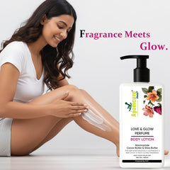 Love & Glow Perfume Body Lotion | Niacinamide & Cocoa Butter | Men & Women