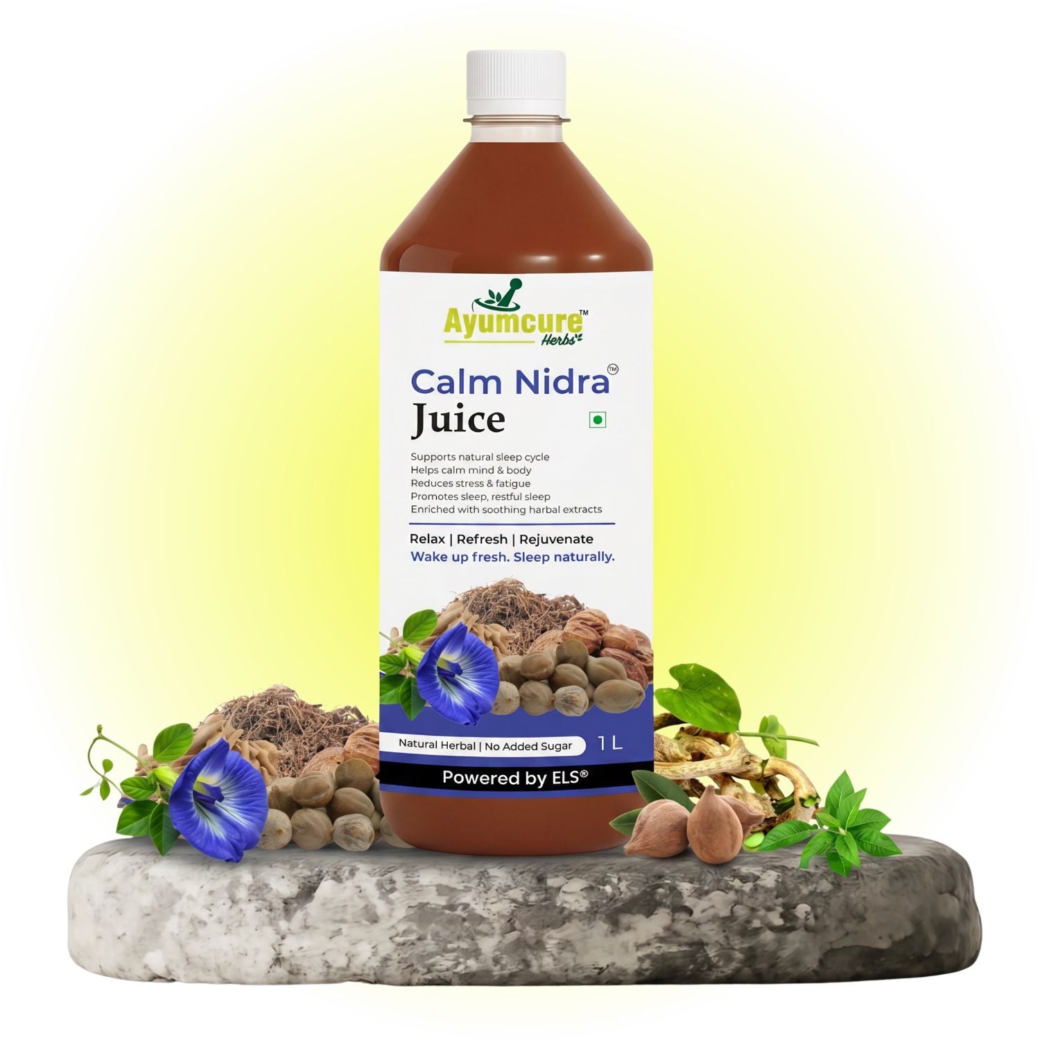 Calm Nidra Herbal Sleep Support Juice | Deep & Restful Sleep | Men & Women