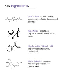 Glutathione & Niacinamide Cream | Kojic Acid + Vit C & E | All Skin Types