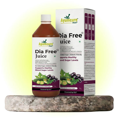Dia Free Ayurvedic Juice | Amla, Karela, Jamun & Tulsi | Men & Women - Alternate View