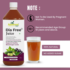 Dia Free Ayurvedic Juice | Amla, Karela, Jamun & Tulsi | Men & Women