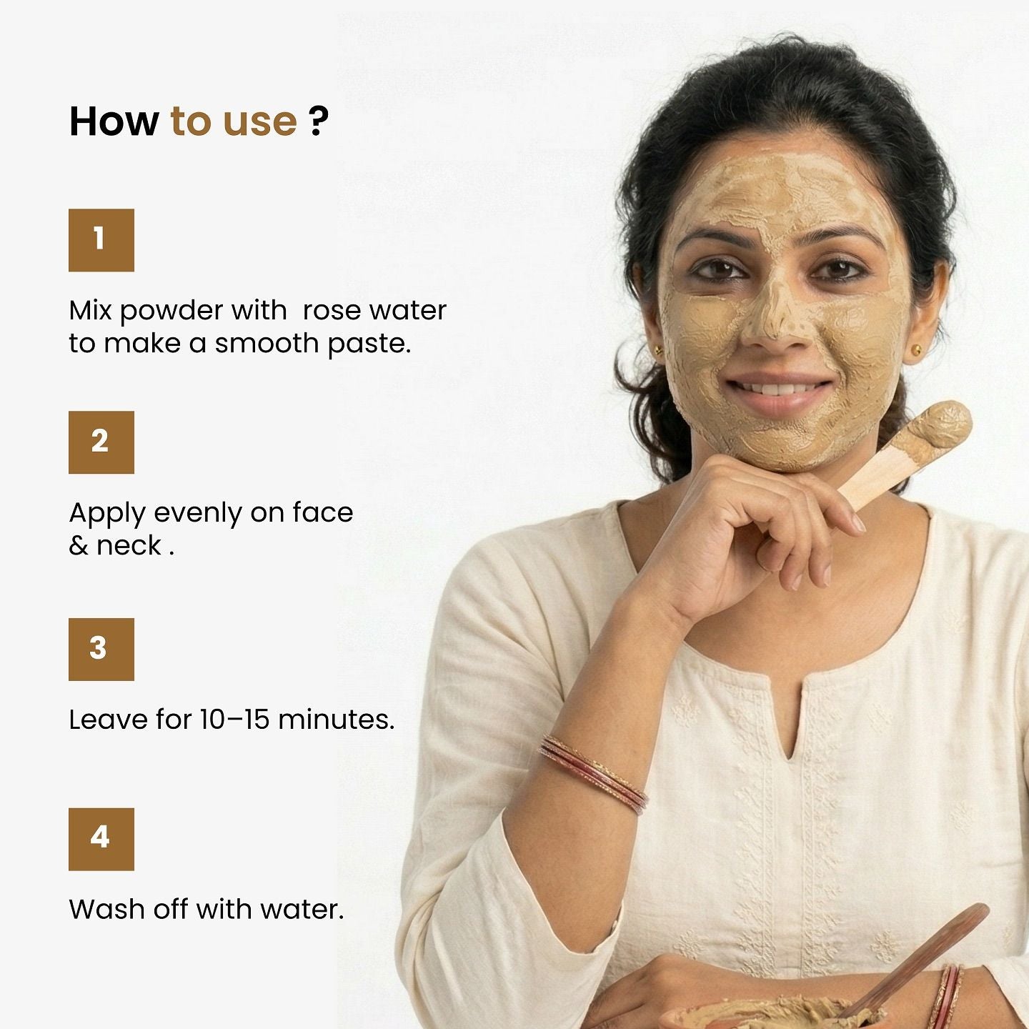 Face Pack Combo: Multani Mitti & Sandalwood + 3% Niacinamide + Rose Toner | Unisex