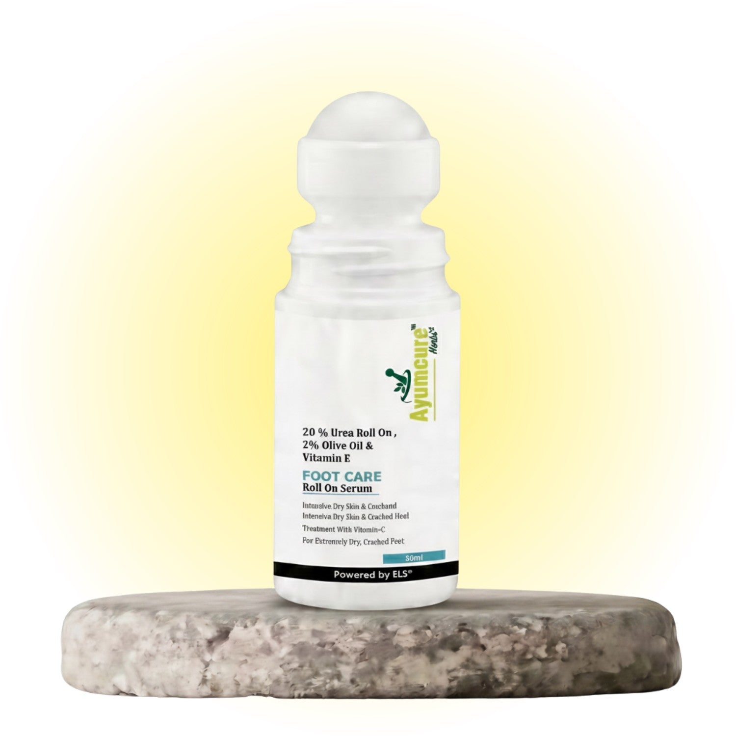 20% Urea Foot Care Roll-On Serum | Cracked Heels & Dry Skin | Men & Women