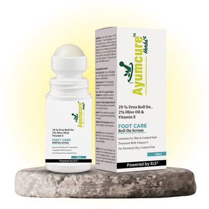 20% Urea Foot Care Roll-On Serum | Cracked Heels & Dry Skin | Men & Women - Alternate View