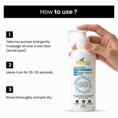 5% Niacinamide Face Wash | Salicylic Acid, Glutathione & Zinc | Men & Women