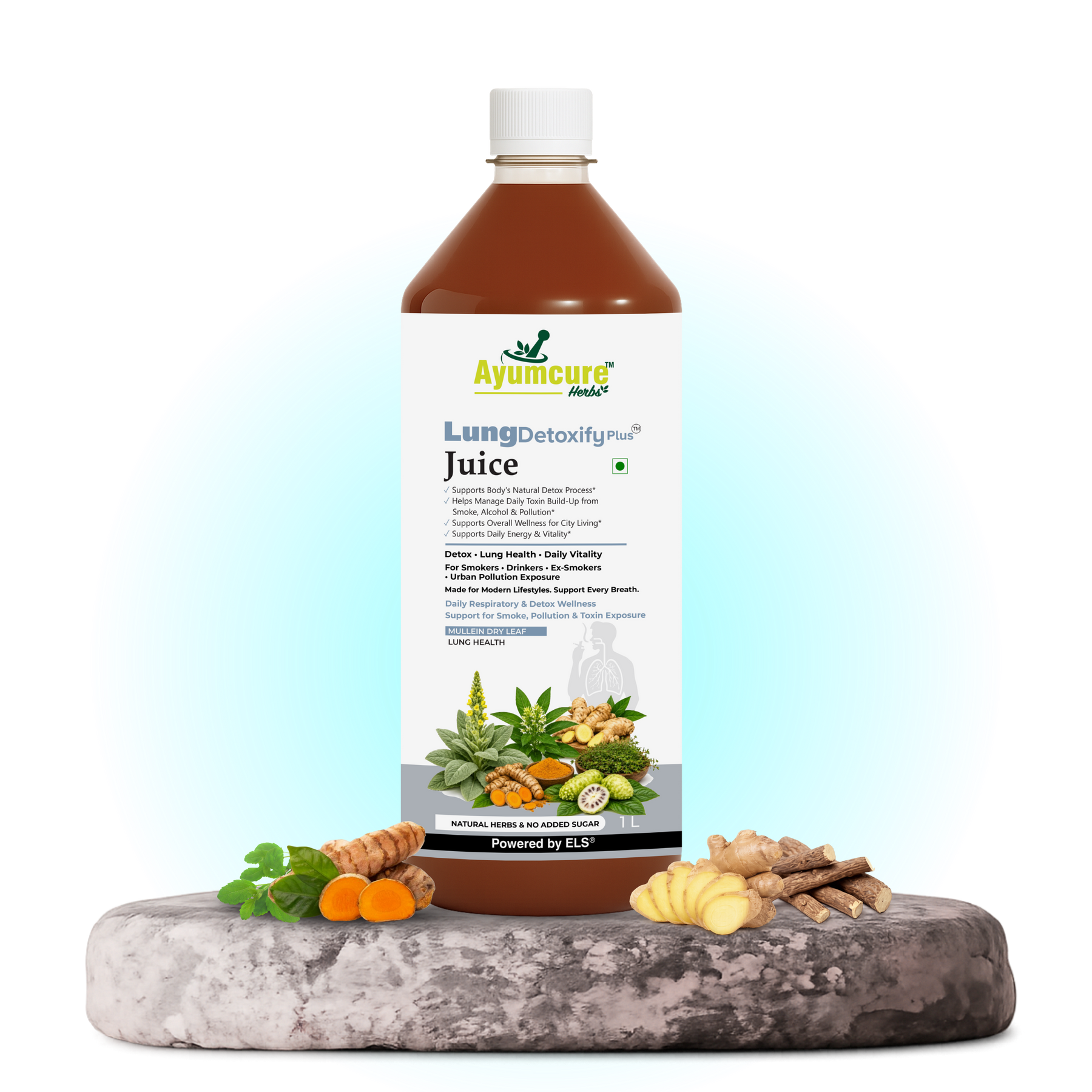 LungDetoxify Plus Juice | For Smokers, Drinkers, Ex-Smokers & Urban Pollution Exposure | No Added Sugar |