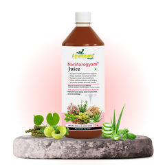 NariAarogyam Juice | Supports White Discharge (Leucorrhoea/Lukoria) Care, Feminine Hygiene & Vaginal Health |  No Added Sugar | 1 Litre