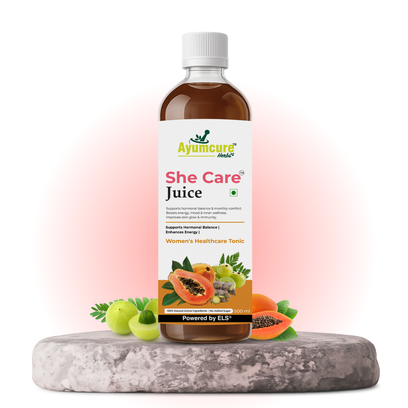 She Care Ayurvedic Juice | PCOS, PCOD & Period Pain Relief | Ayush Certified | Only For Women