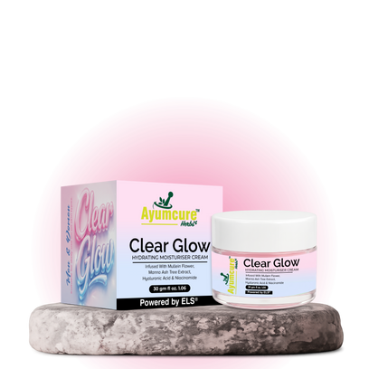 Clear Glow Korean Skin Hydrating Moisturiser Cream | Women & Men | 30 gm - Alternate View