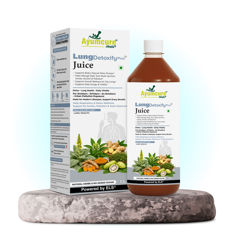 LungDetoxify Plus Juice | For Smokers, Drinkers, Ex-Smokers & Urban Pollution Exposure | No Added Sugar | - Alternate View
