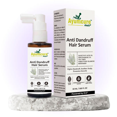 Anti-Dandruff Hair Serum | 2% Salicylic Acid, 3% Niacinamide & Tea Tree | Unisex - Alternate View