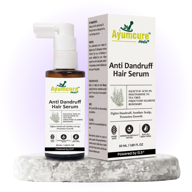 Anti-Dandruff Hair Serum | 2% Salicylic Acid, 3% Niacinamide & Tea Tree | Unisex - Alternate View