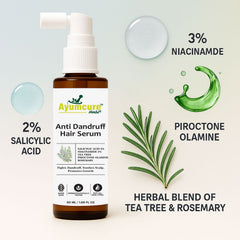 Anti-Dandruff Hair Serum | 2% Salicylic Acid, 3% Niacinamide & Tea Tree | Unisex