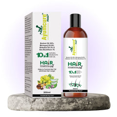 Hair Oil | 1% Sea Buckthorn, 20% Brahmi, 8% Bhringraj, 2% Shikakai | Men & Women