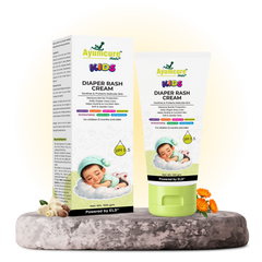 Ayumcure Herbs Kids Diaper Rash Cream | Soothes & Protects Delicate Skin | Ayurvedic with Coconut Oil, Aloe Vera & Kokum Butter | Moisture Barrier Protection | 100gm