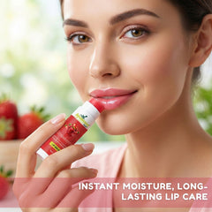 Strawberry & Coffee Brightening Lip Balm Combo | Repairs Dark & Dry Lips | Women