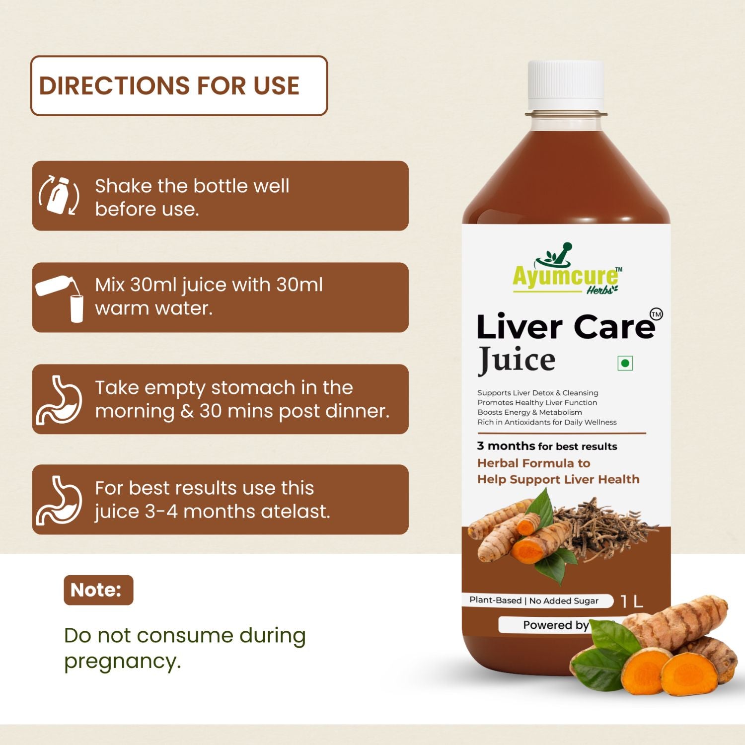 Liver Care Juice | Aloe Vera, Turmeric, Bhui Amla & Kalmegh | Men & Women