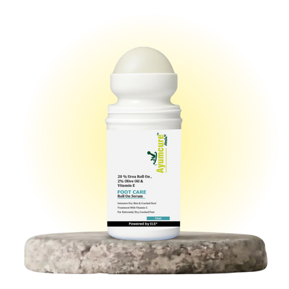 20% Urea Foot Care Roll-On Serum | Cracked Heels & Dry Skin | Men & Women