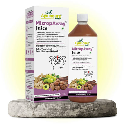 MizropAway Ayurvedic Migraine & Headache Relief Juice | Men & Women - Alternate View