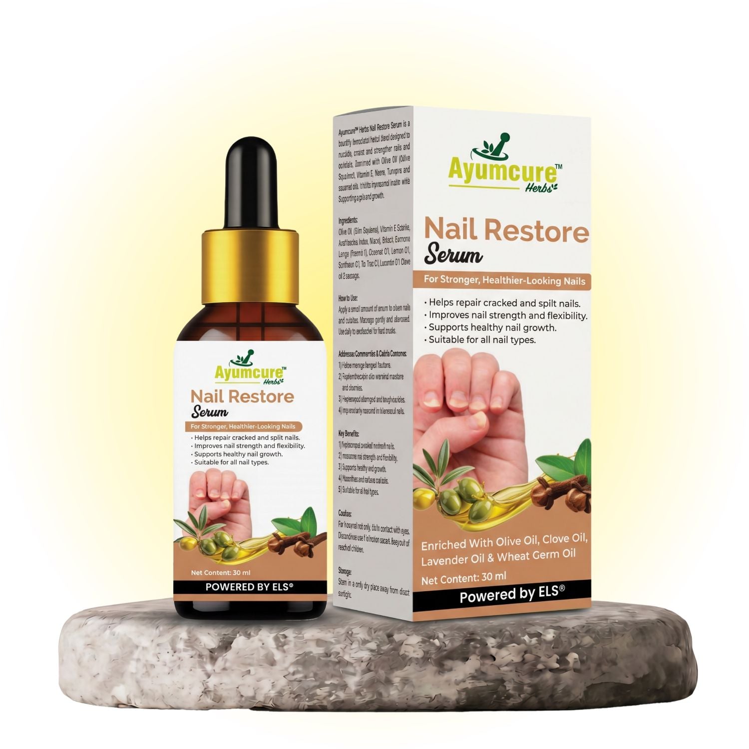 Nail Restore Serum | Repairs Weak, Brittle & Cracked Nails | Men & Women