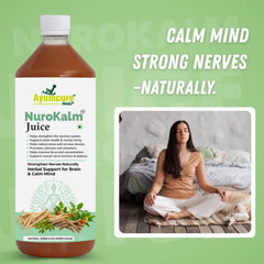 NuroKalm Ayurvedic Nervous System & Stress Relief Juice | No Added Sugar | Unisex