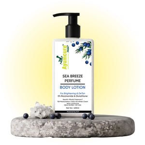 Sea Breeze Perfume Body Lotion | 5% Niacinamide & Glutathione | 72H Moisture | Unisex
