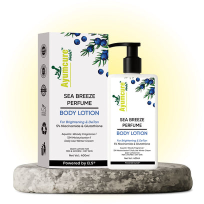 Sea Breeze Perfume Body Lotion | 5% Niacinamide & Glutathione | 72H Moisture | Unisex - Alternate View