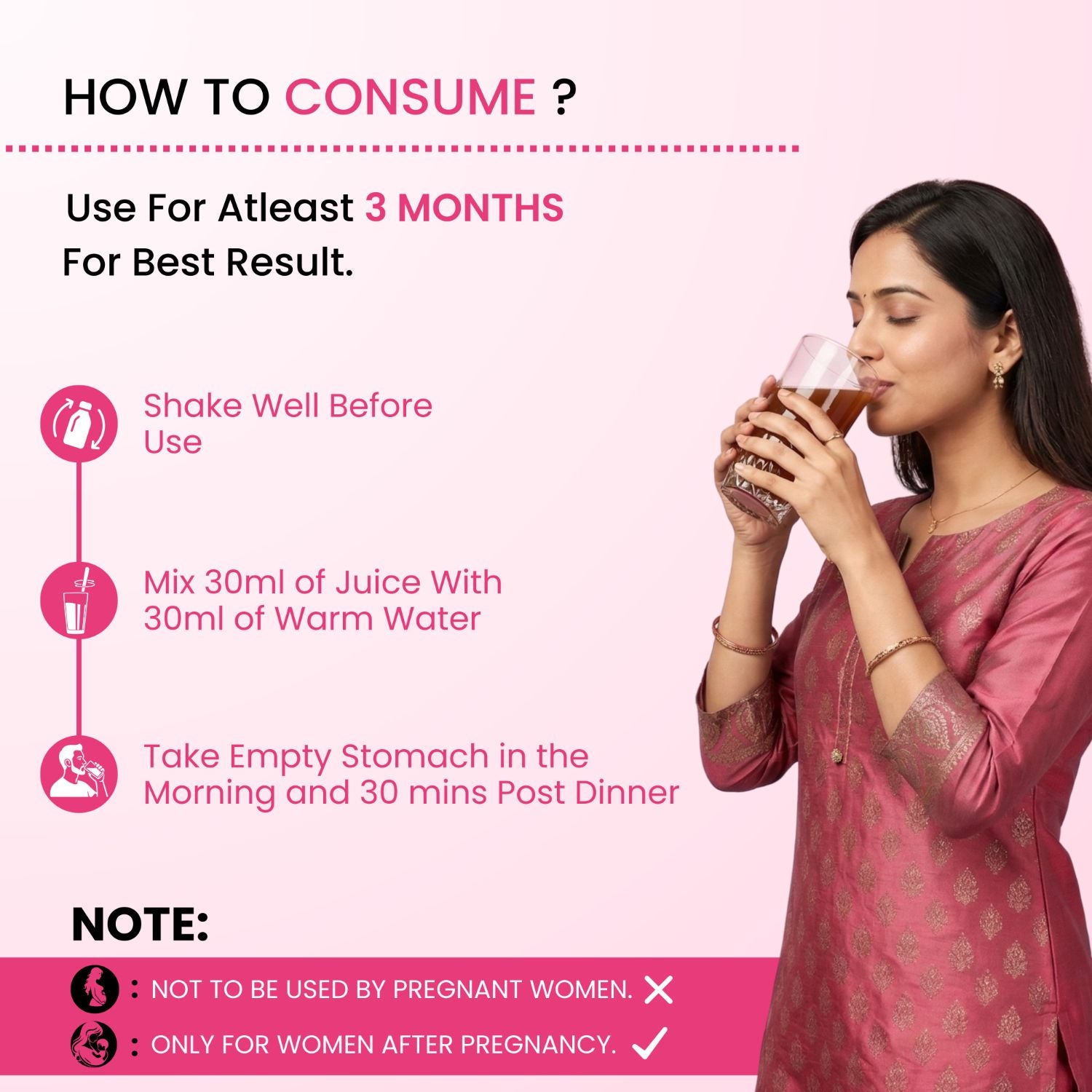 Postpreg Care Juice | Post-Pregnancy Recovery & Belly Fat Reduction | Only For Women