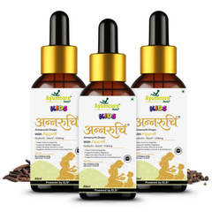 Kids Annaruchi Drops | Ayurvedic Appetite & Digestive Support for Children 1-12 Years