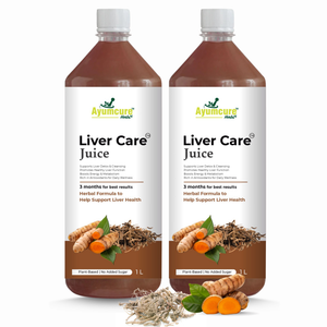 Liver Care Juice Pack of 2 | Aloe Vera, Turmeric, Bhui Amla & Kalmegh | Men & Women