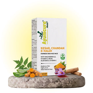Radiance Face Pack | Kesar, Chandan & Haldi + 3% Niacinamide | Men & Women