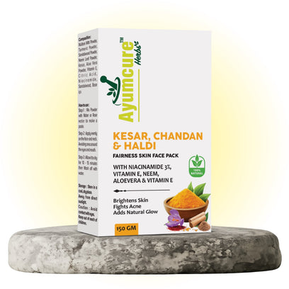 Radiance Face Pack | Kesar, Chandan & Haldi + 3% Niacinamide | Men & Women - Alternate View