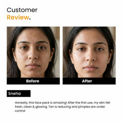 Radiance Face Pack | Kesar, Chandan & Haldi + 3% Niacinamide | Men & Women