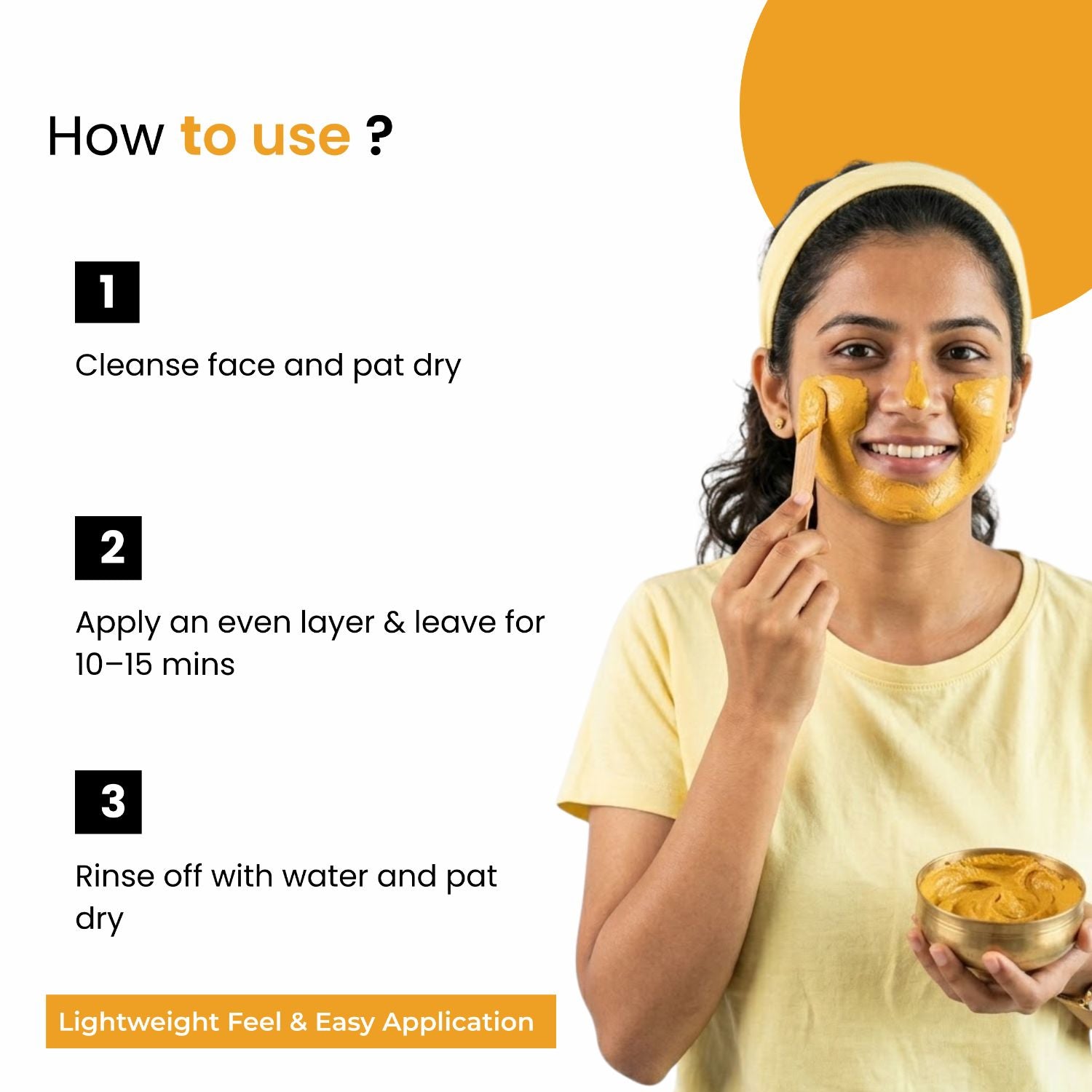 Radiance Face Pack | Kesar, Chandan & Haldi + 3% Niacinamide | Men & Women