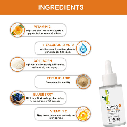 Vitamin C Serum + Radiance Face Pack | 3% Niacinamide, Kesar & Haldi | Men & Women - Alternate View
