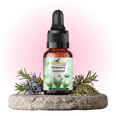 Rosemary Essential Oil | Hair Fall Control & Hair Growth | Pure & Non-Greasy | Unisex