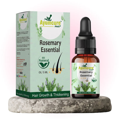 Rosemary Essential Oil | Hair Fall Control & Hair Growth | Pure & Non-Greasy | Unisex - Alternate View