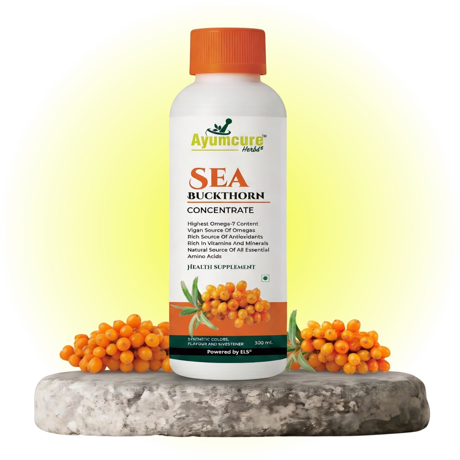 Sea Buckthorn Concentrate | Omega 3,6,7,9 + Antioxidants | Sugar Free