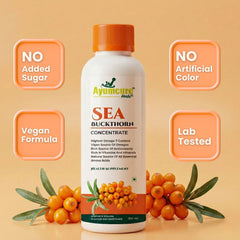 Sea Buckthorn Concentrate | Omega 3,6,7,9 + Antioxidants | Sugar Free | Men & Women