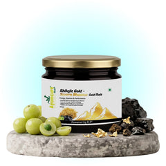 Shilajit Gold Malt | Shilajit + Ashwagandha + Safed Musli + 25 Herbs | Men & Women