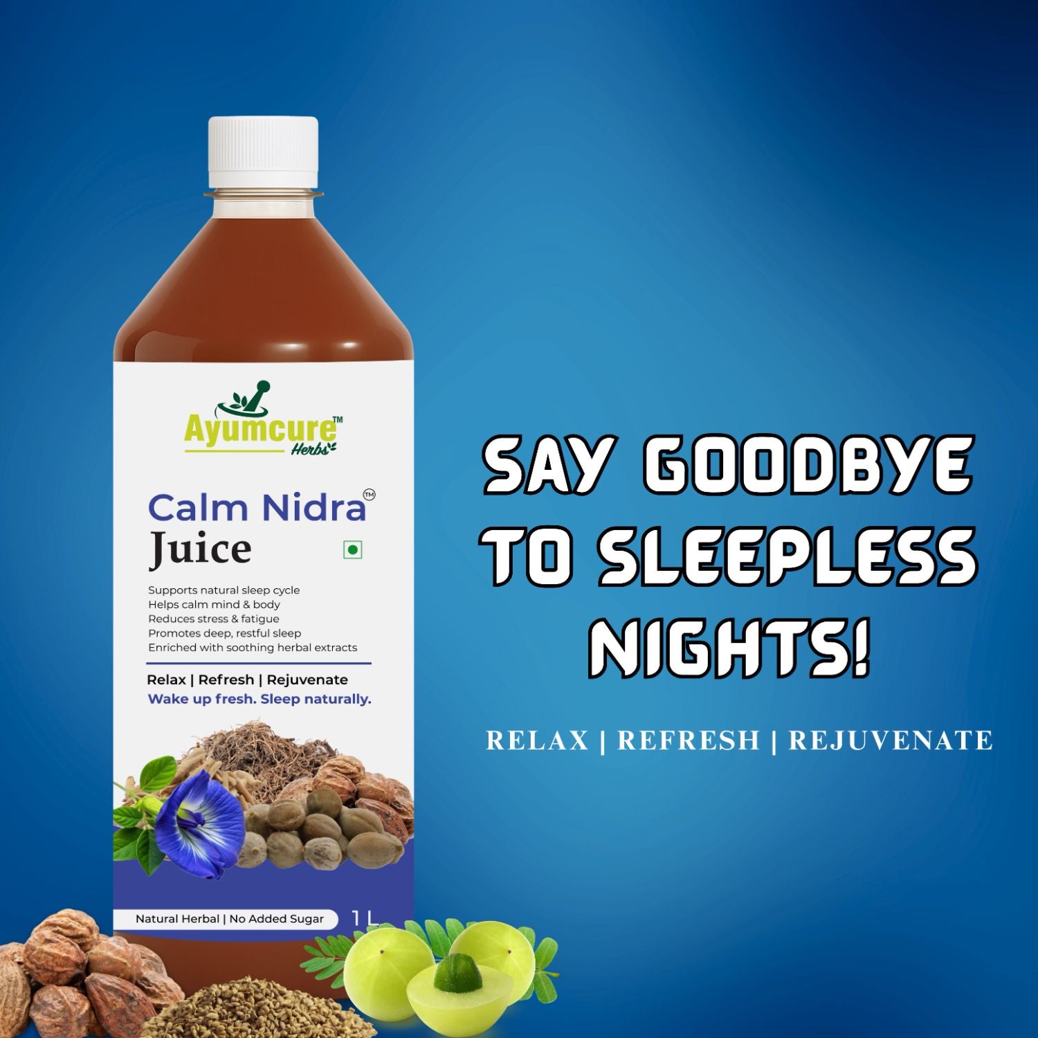 Calm Nidra Juice + Anti-Snoring Drops Combo | Deep Sleep & Snoring Relief | Unisex