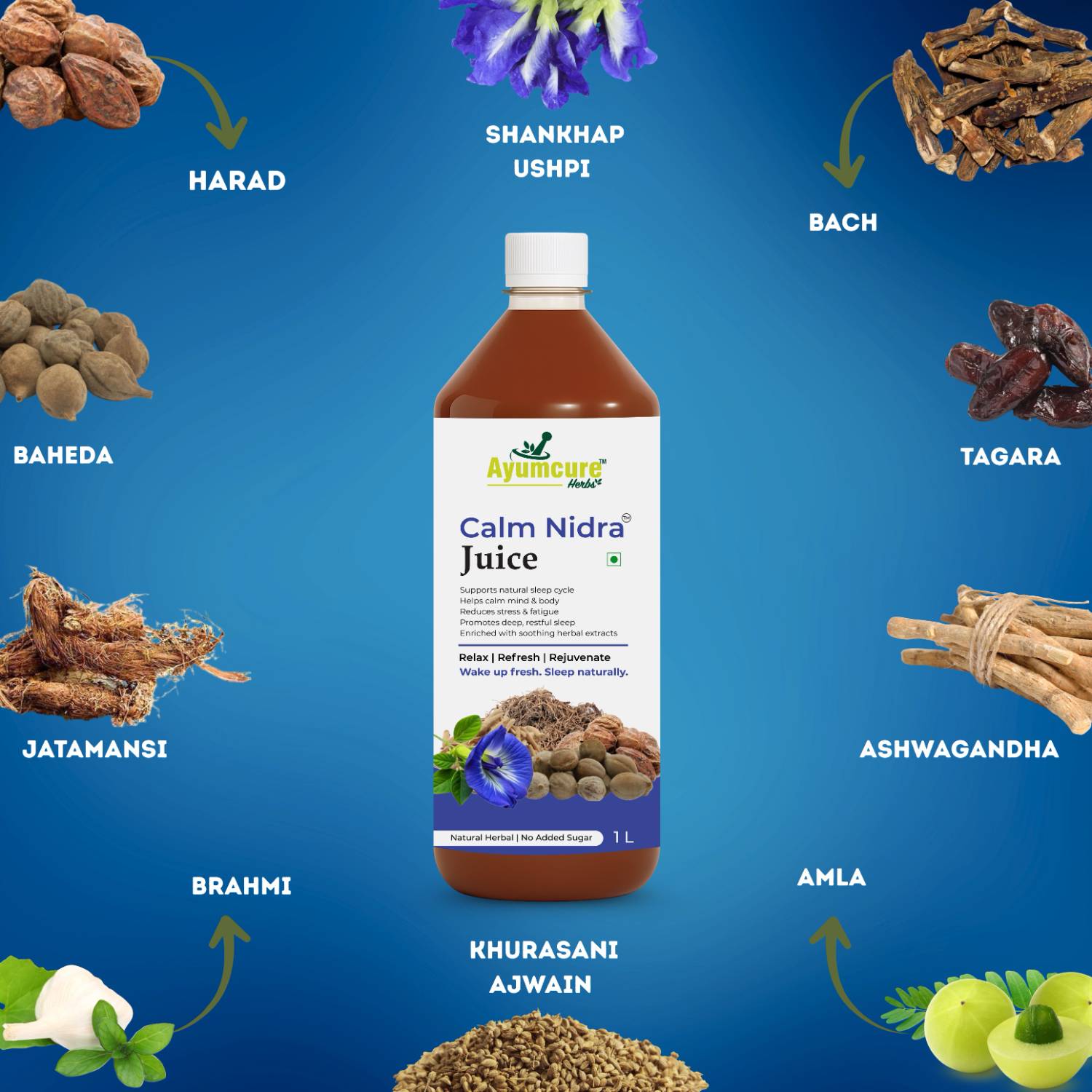 Calm Nidra Juice + Anti-Snoring Drops Combo | Deep Sleep & Snoring Relief | Unisex