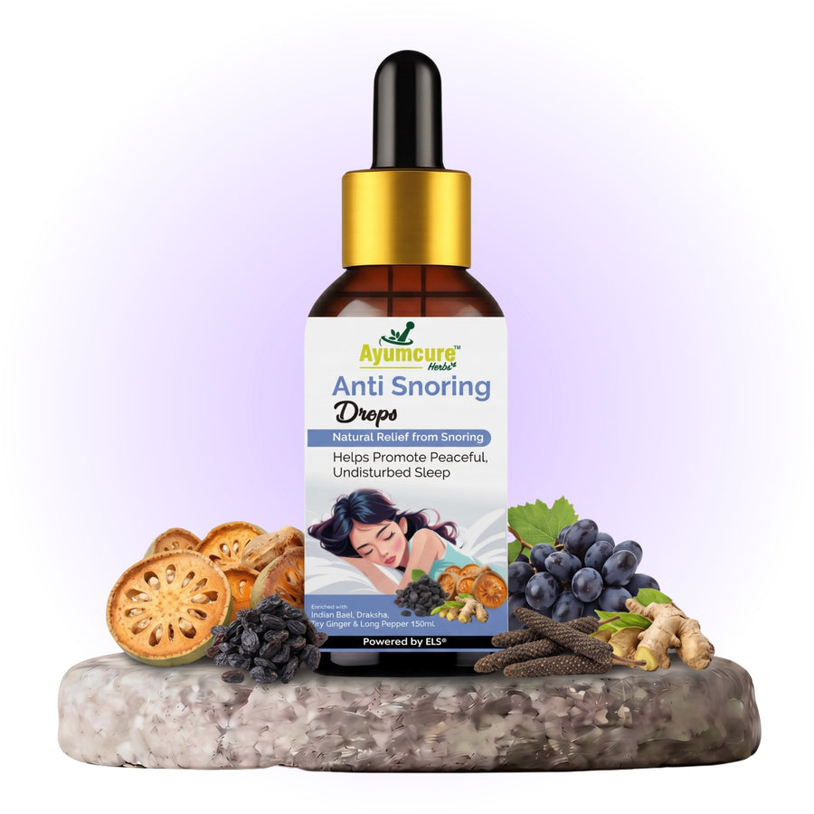 Anti-Snoring Herbal Nasal Drops | Promotes Peaceful Sleep | Men & Women