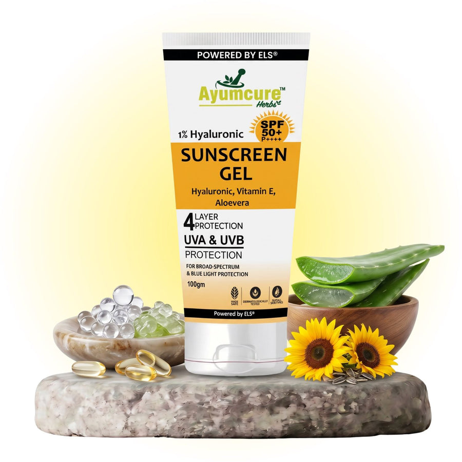 Hyaluronic Acid 1% Sunscreen SPF 50 PA++++ | No White Cast | Oily & Acne-Prone Skin