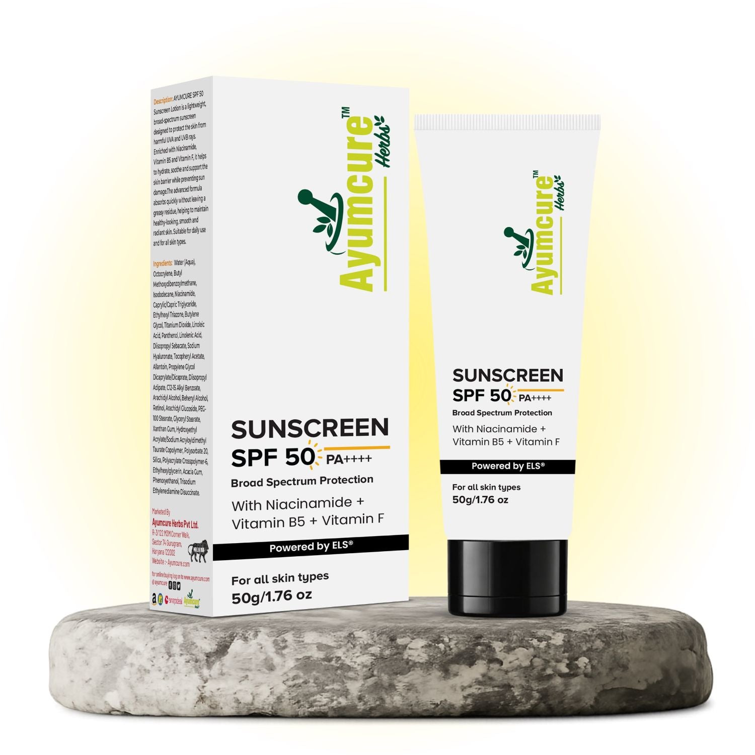 Niacinamide Sunscreen SPF 50 PA++++ | Vit B5 & F | Lightweight | All Skin Types
