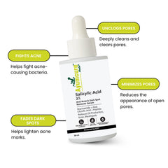 2% Salicylic Acid + 3% Niacinamide Serum | Acne, Blackheads & Dark Spots | Unisex