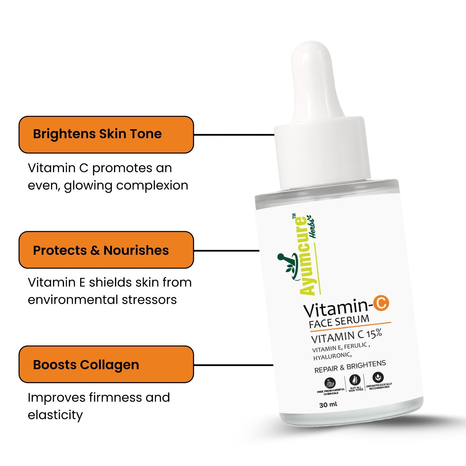 Skin Brightening Kit: Glutathione Cream + Vitamin C Serum + SPF 50 Sunscreen | Unisex